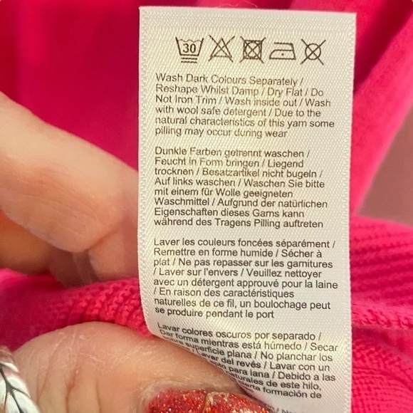 NWT Women’s pink sweater jumper size 8/S - Picture 7 of 7